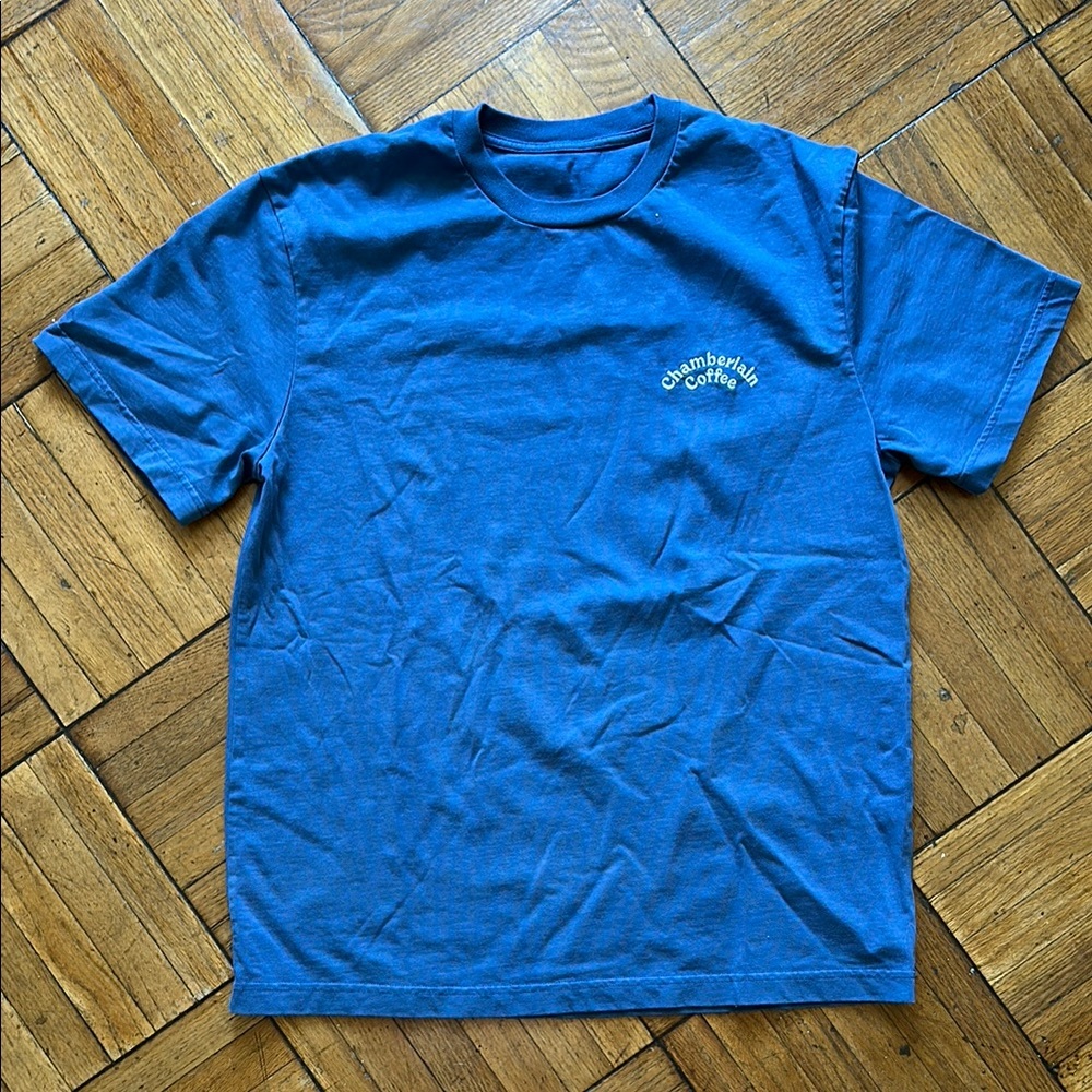 #1 Blue Chamberlain Coffee Short Sleeve Tee